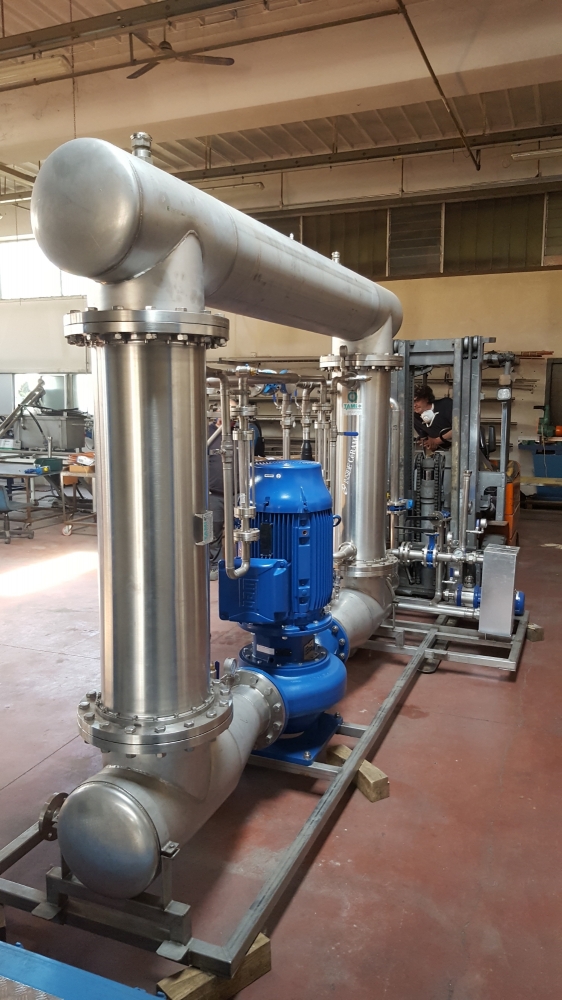 Realizzazione impianto trattamento di reflui provenienti dai reparti di lavorazione di stabilimento industriale